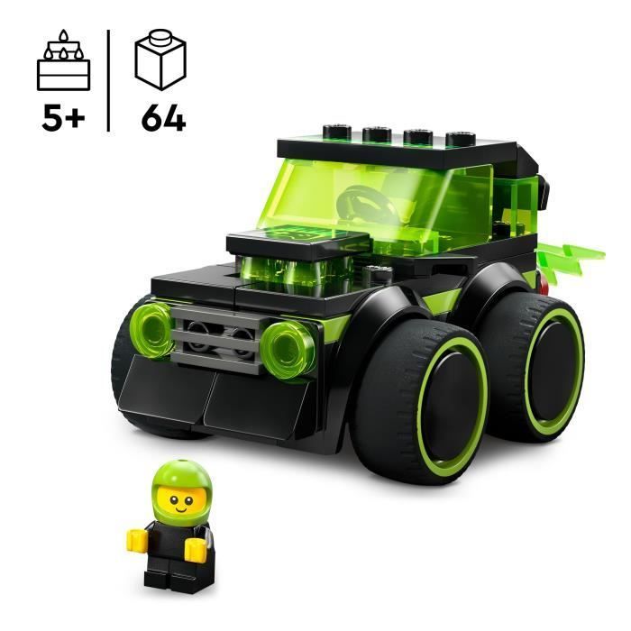 LEGO City 60484 Veículos - Carro de Corrida de Videogame - Brinquedo para Crianças de 5 Anos - Ideia de Presente