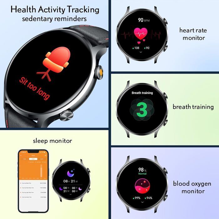 Men's Smartwatch - WOOPSO - 1.39