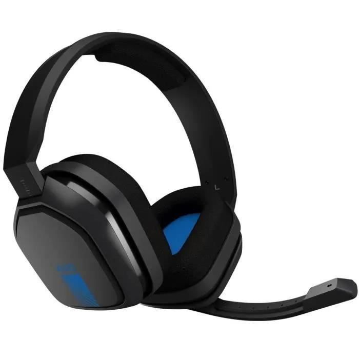 Auriculares para juegos ASTRO A10 negros y azules - Compatibles con PS4