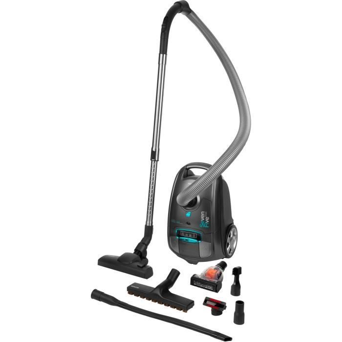 Bagged cylinder vacuum cleaner - SENCOR - SVC 7550TI - 75 dB - 3.5 L - Grey