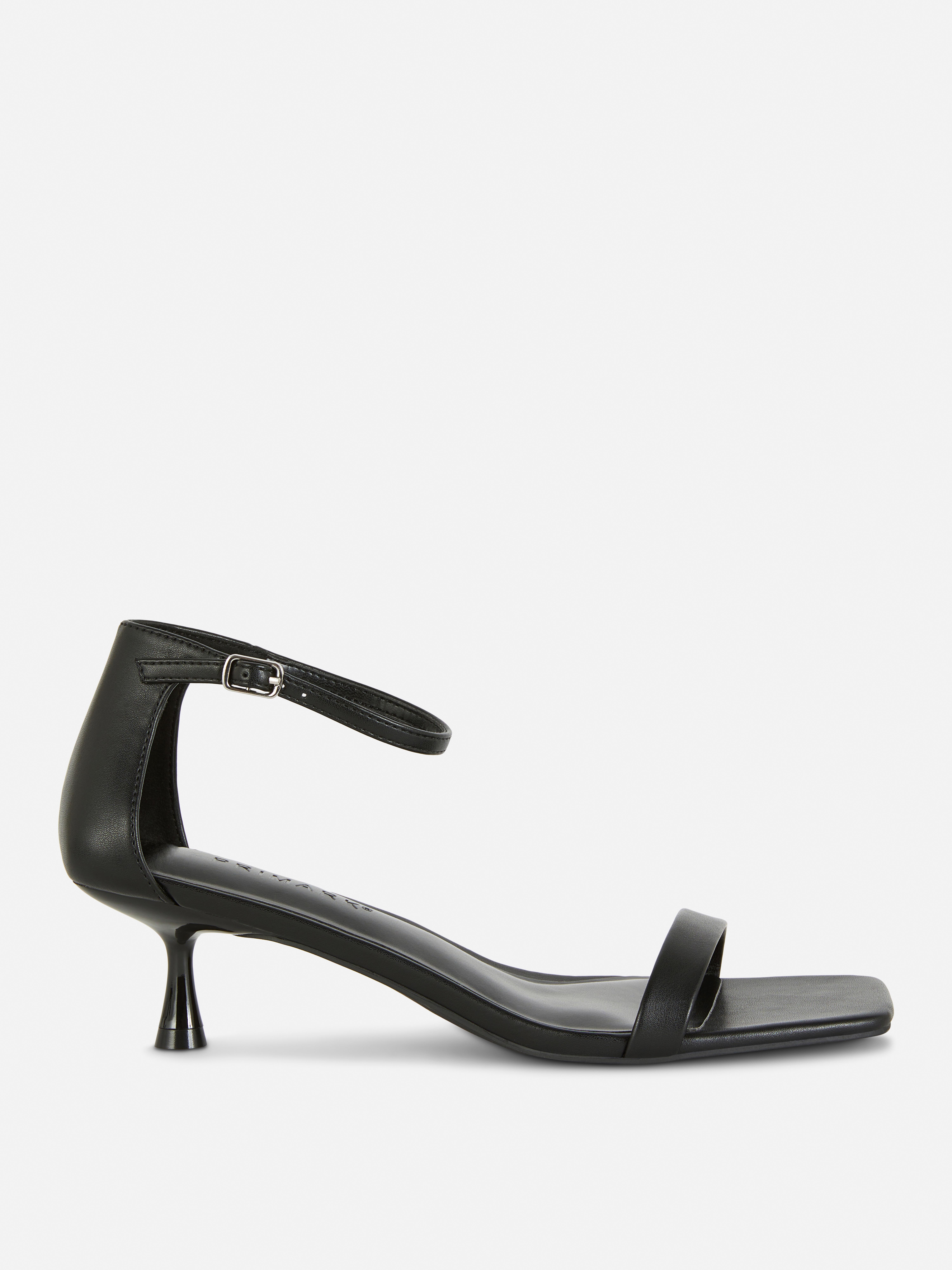 Sandale cu toc jos Pantofi eleganți cu barete și toc jos