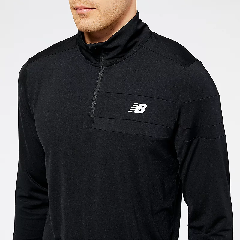 Heren Accelerate Half Zip Jacket – Zwart