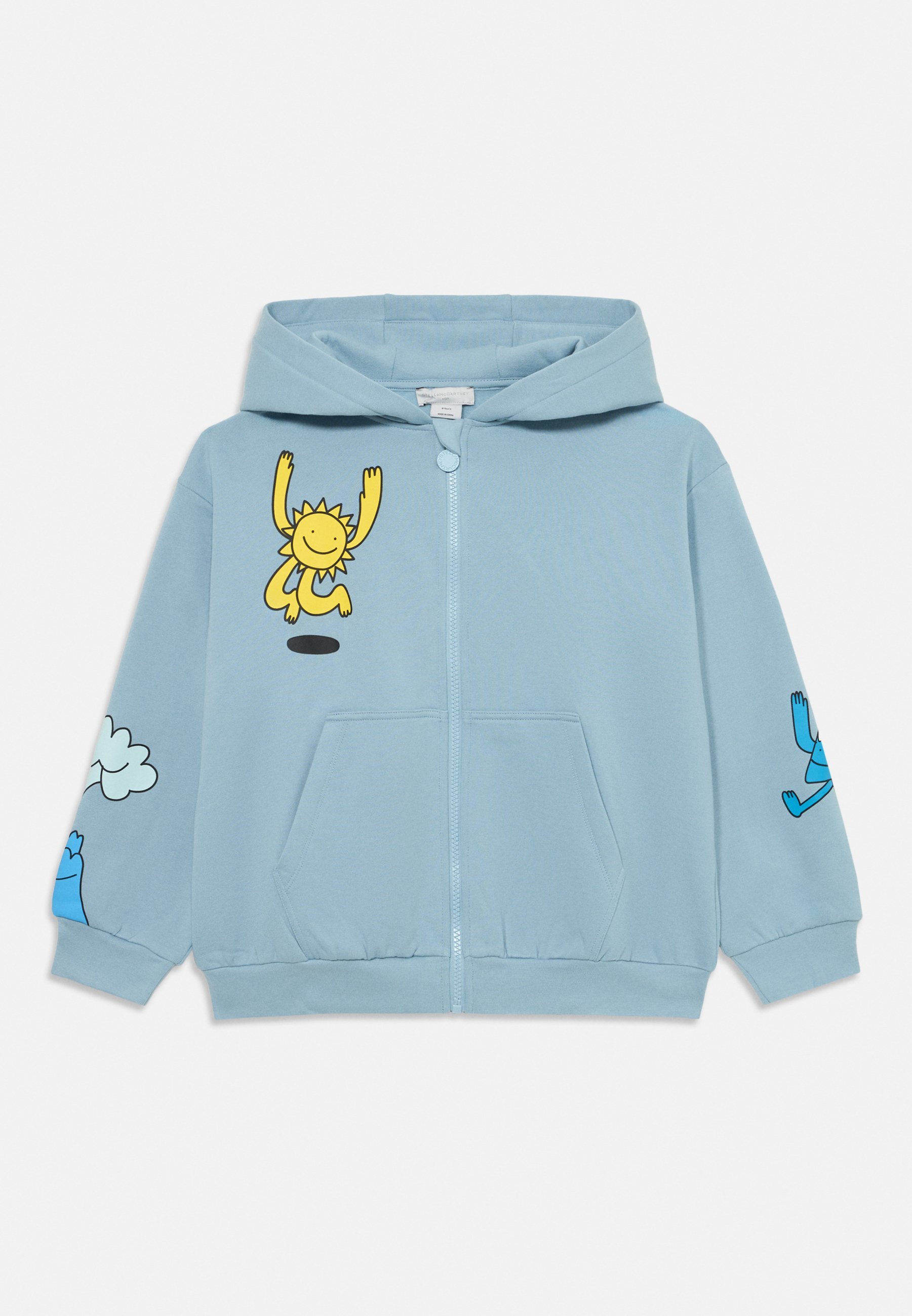 Stella McCartney Kids UNISEX - Sweatshirt met rits - azuurblauw