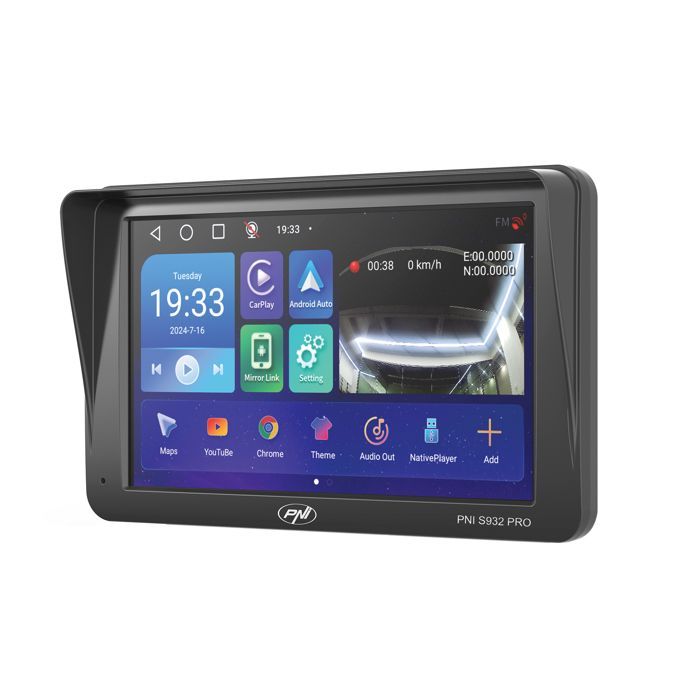 Système de navigation GPS avec DVR - PNI - S932 PRO - Écran 7