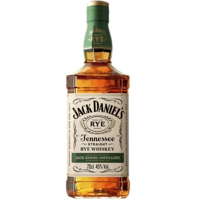 Jack Daniel's - Rye - Whiskey puro - 45,0% Vol. - 70cl