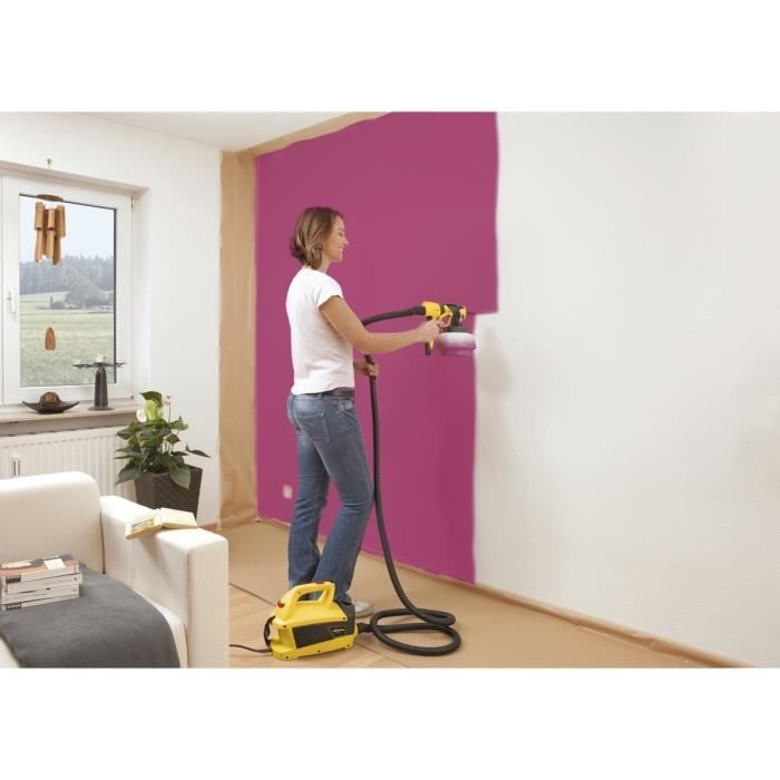 WAGNER Pistolet à peinture basse pression Universal Sprayer W690 pour tous types de peintures murales et laques lasures