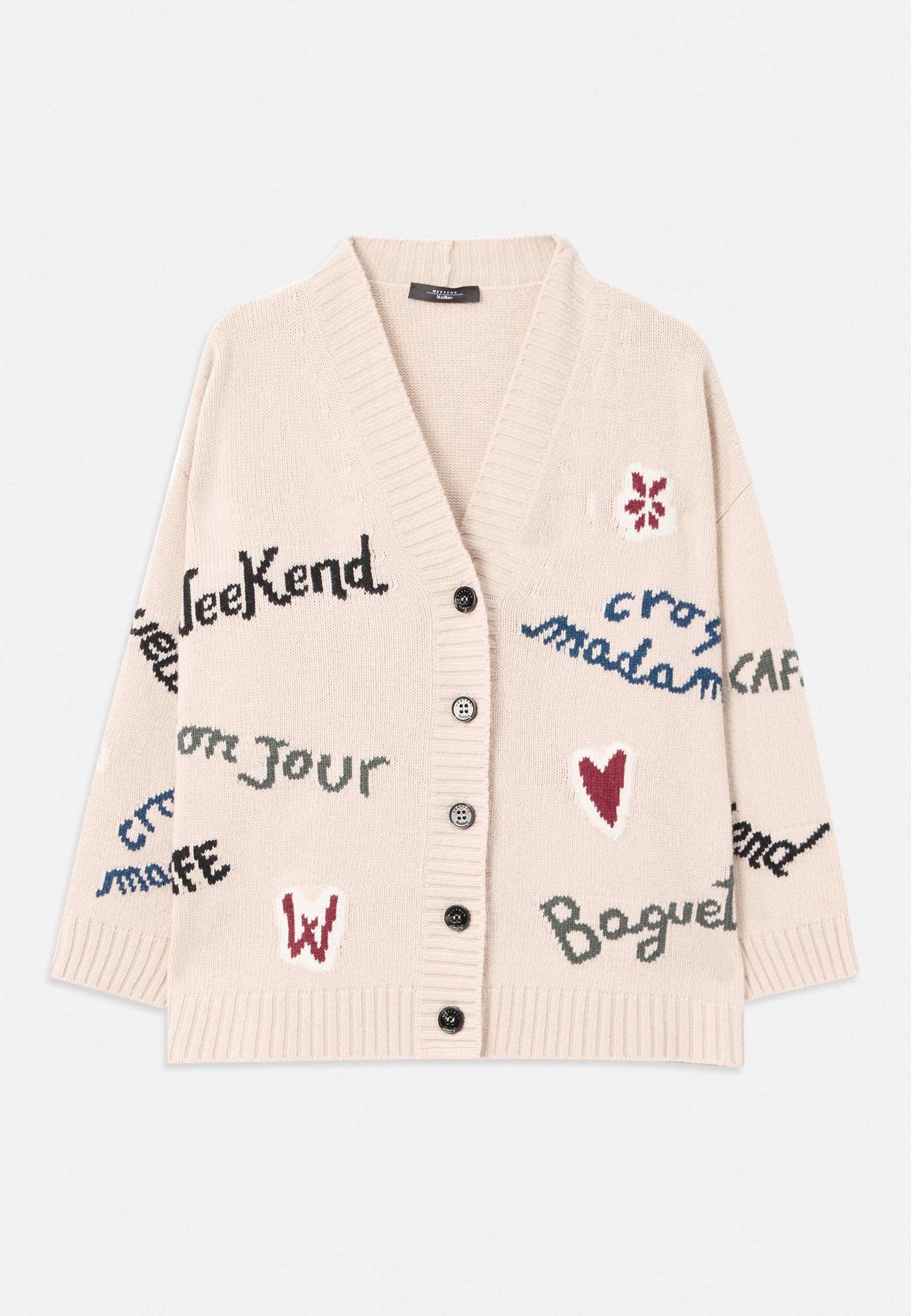 WEEKEND MaxMara BELGIO - Cardigan - ecru