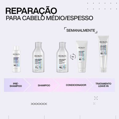 Redken Acidic Bonding Concentrate sampon, Intenzív Hajrekonstrukciós Sampon, 300 ml