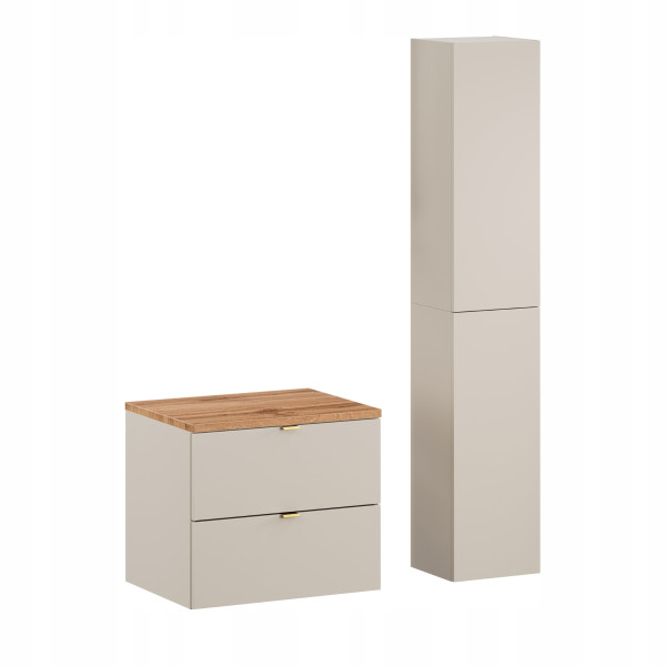 Meble DALIA kaszmir do Łazienki 60 cm   2 Słupki