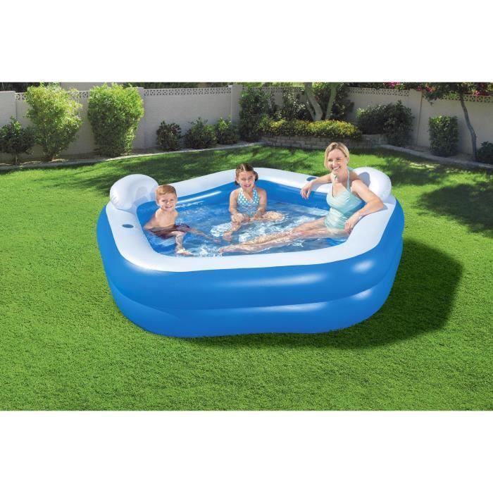 Piscina hinchable - Bestway - Diversión familiar - 2 anillos - 575 L