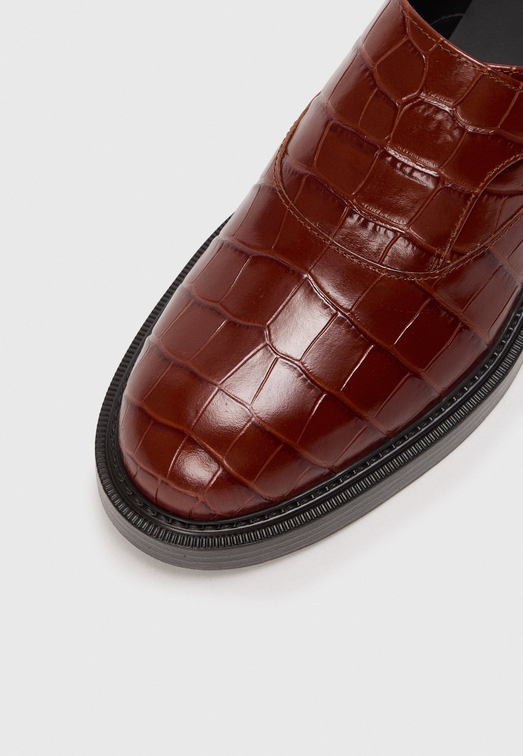Emporio Armani SINGLE MONK - Mocassini - cognac