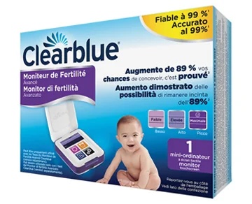Monitor de Fertilidade Avançado Clearblue aumenta suas chances de engravidar. 1 monitor