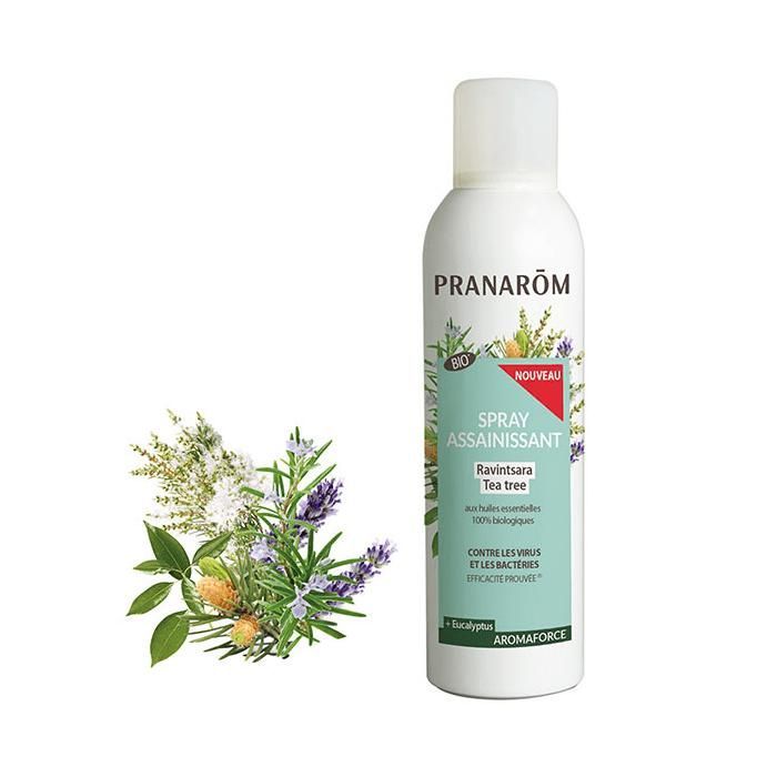 Pranarom Aromaforce Desinfecterende Spray Ravintsara Tea Tree Biologisch 150ml