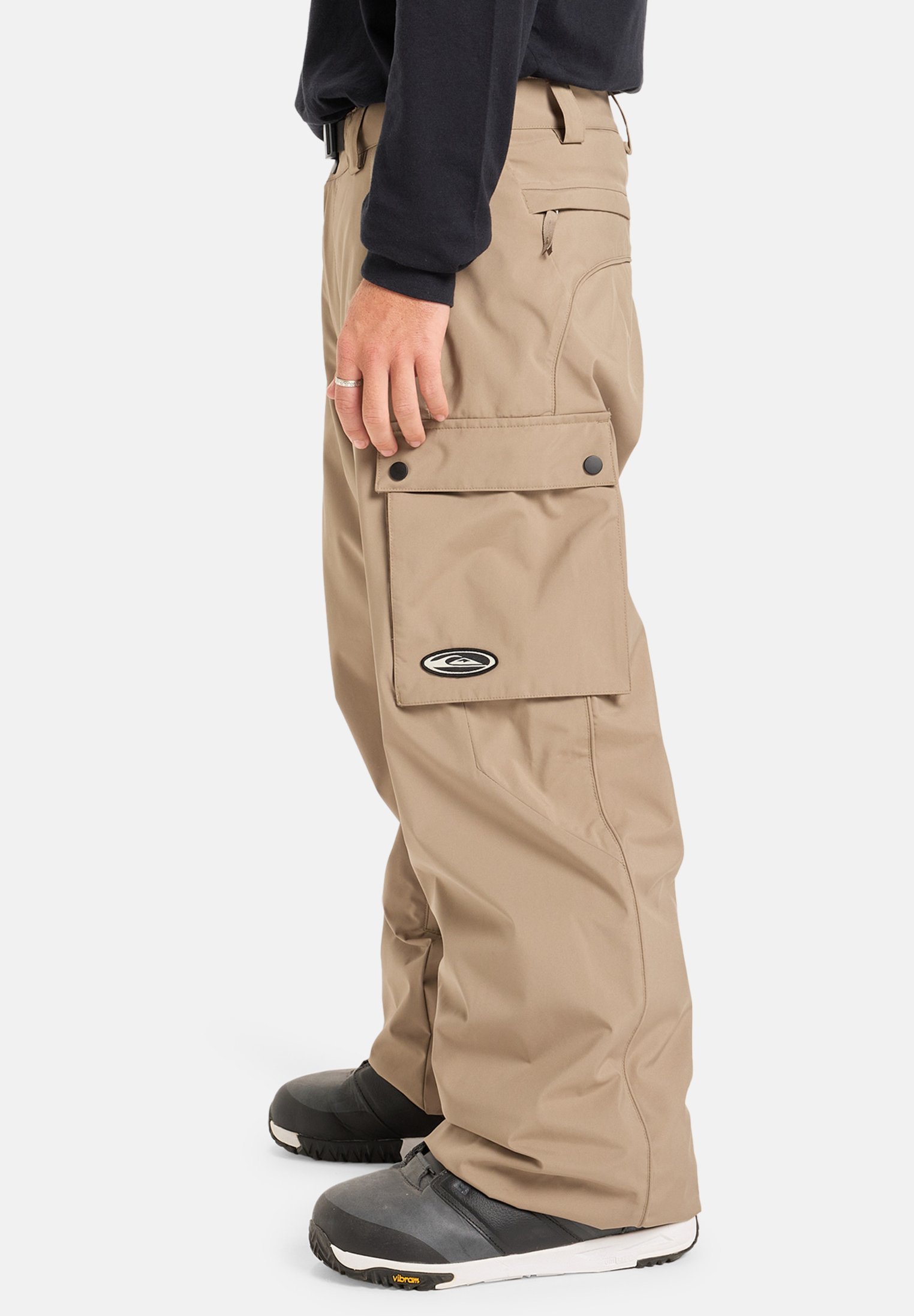 Quiksilver SNOW DOWN - Pantalon outdoor - Rocher tombé