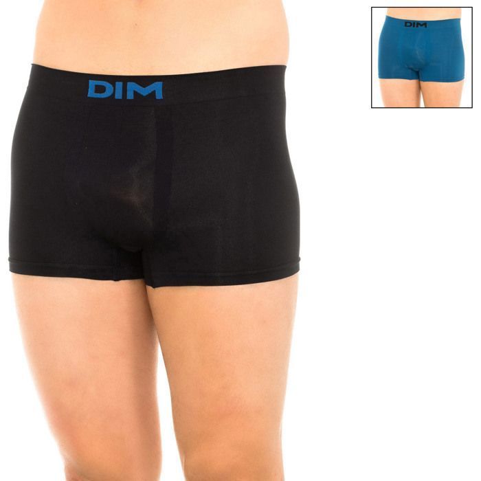 Paquete de 2 calzoncillos bóxer básicos sin costuras para hombre Unno D05HH - Negro-azul
