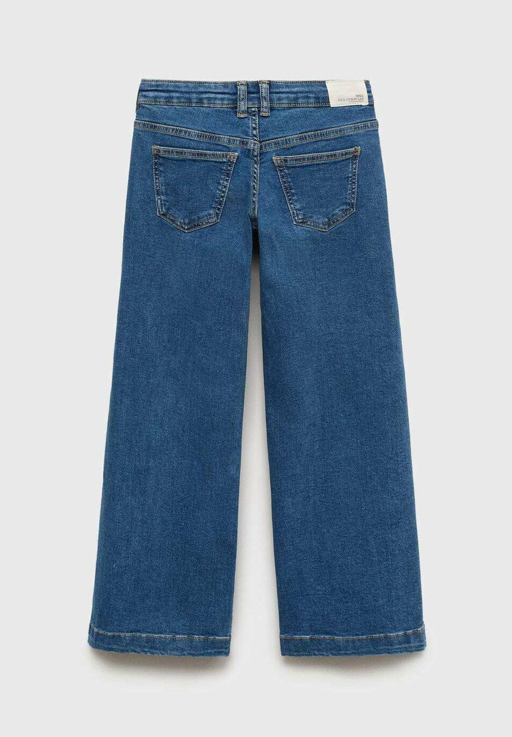 Mango Kids Wide Metal Studs - Flared Jeans - donkerblauw