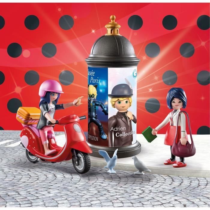 PLAYMOBIL 71864 Marinette on Scooter & Kagami, Miraculous, 17 pieces, ages 5+