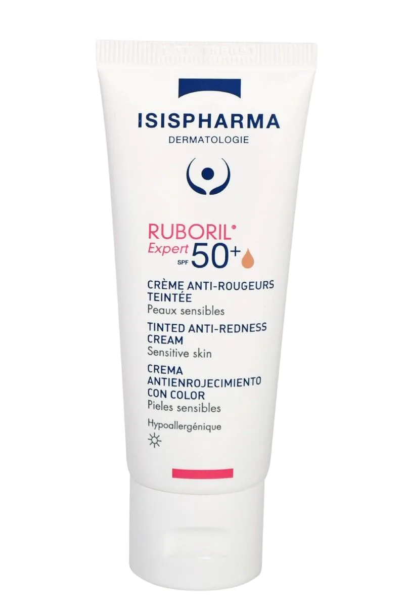Isispharma Ruboril Expert SPF50+ -Krem do skóry naczynkowej delikatnie koloryzujący40ml