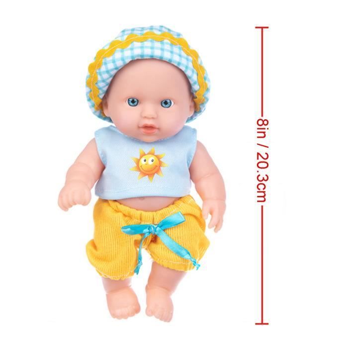 Muñeca bebé reborn - SALUTUYA - Muñeca para jugar - Muñeca realista - Extremidades articuladas - Materiales seguros