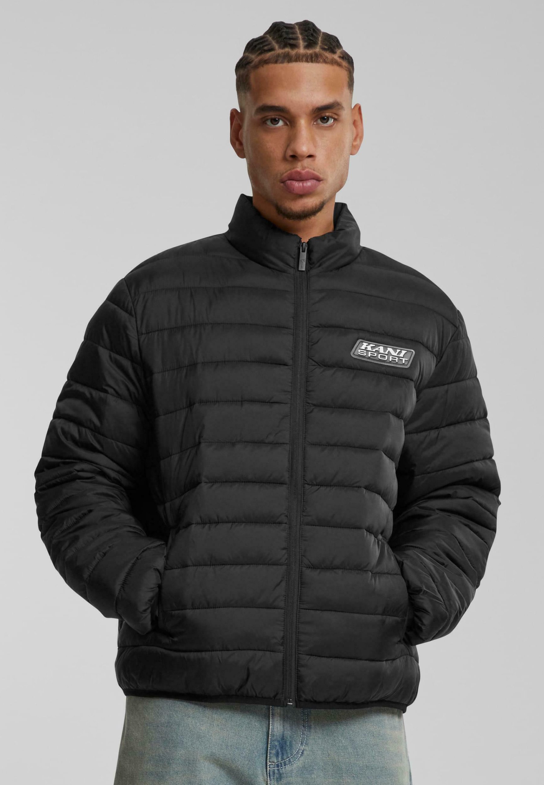 Karl Kani PATCH PUFFER - Winterjas - zwart