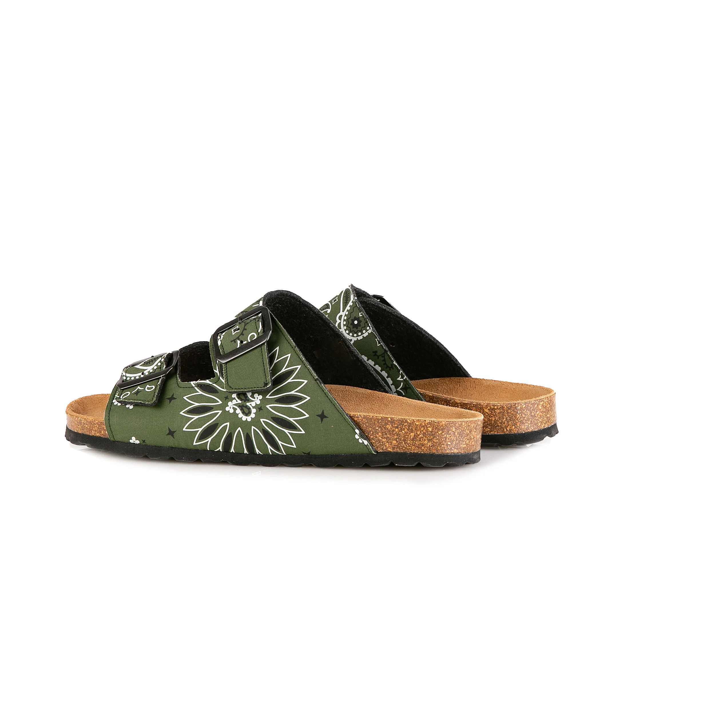 Sandalen voor heren met bandana-print