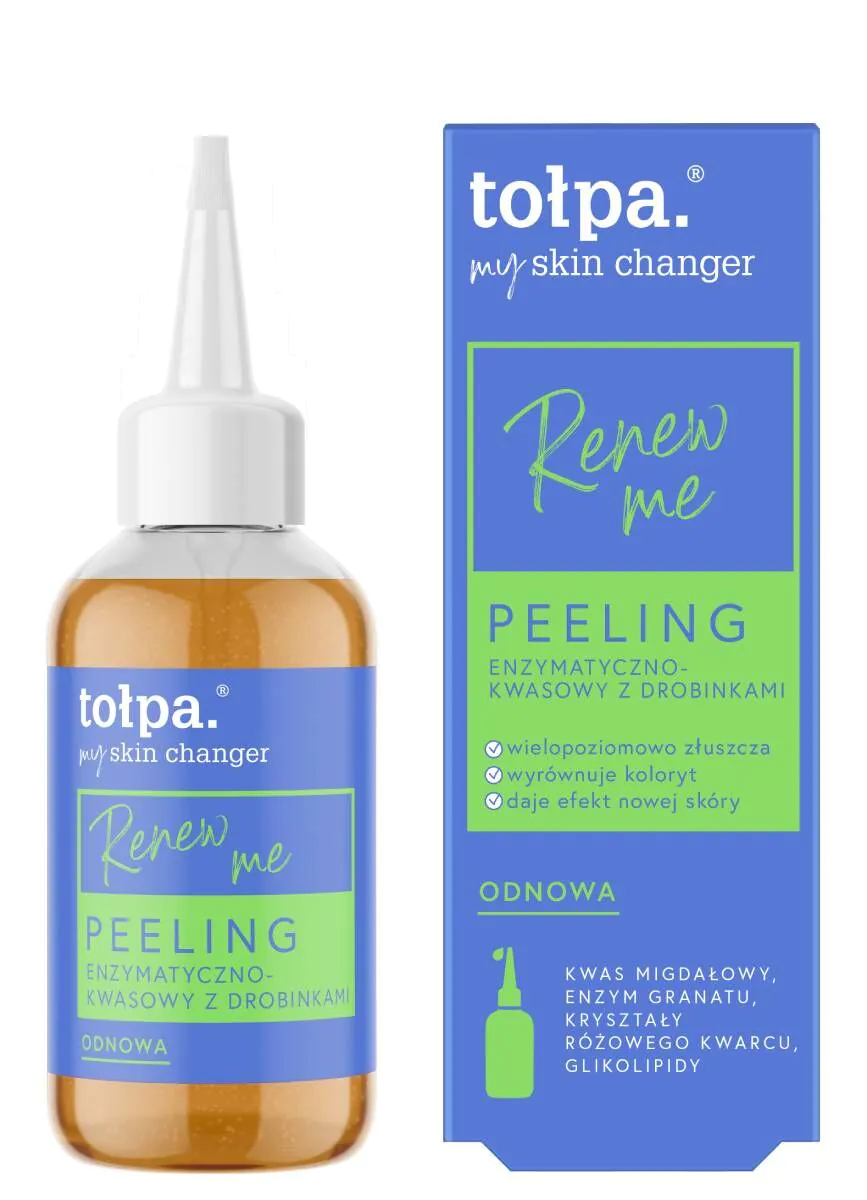 Tołpa My Skin Changer Renew Me Peeling Enzymatyczno-Kwasowy z Drobinkami