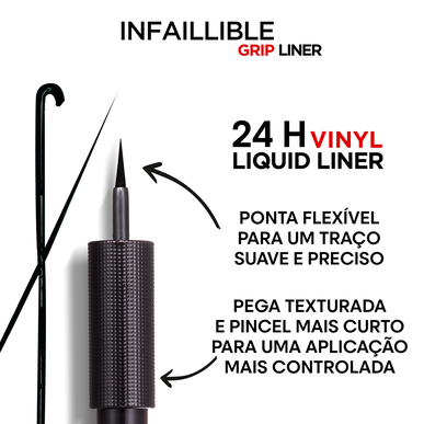 L'Oréal Paris Infallible Vinyl nestemäinen eyeliner 3 ml 3 ml