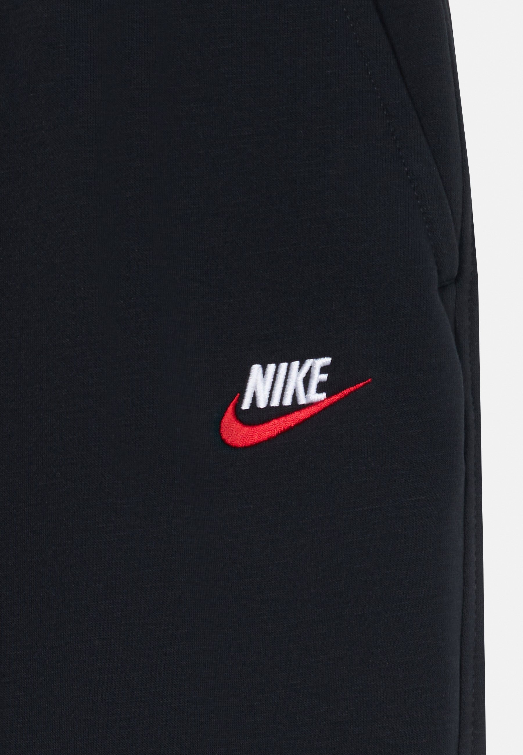 Pantaloni da tuta Nike Sportswear CLUB UNISEX - nero/rosso universitario/bianco