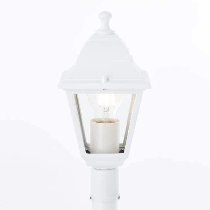Outdoor floor lamp - BRILLIANT - NISSIE - White - Metal/Glass - 1xE27 60W - IP44