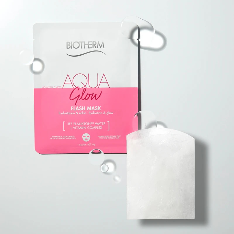 Biotherm Aqua Glow Flash Mask maska v platnu