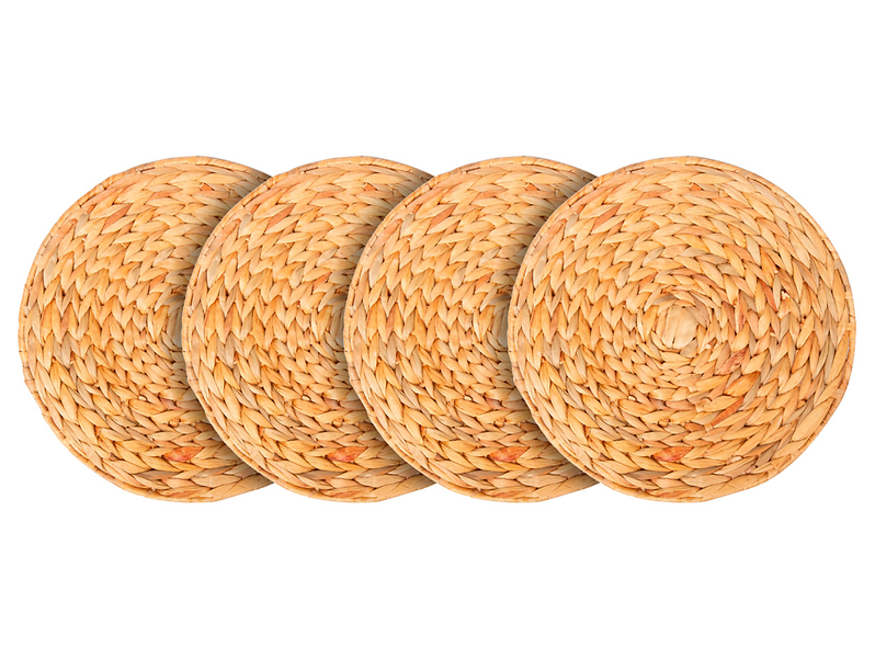 Podkładka pod talerz z hiacynta wodnego 4 szt. 35 cm naturalna
