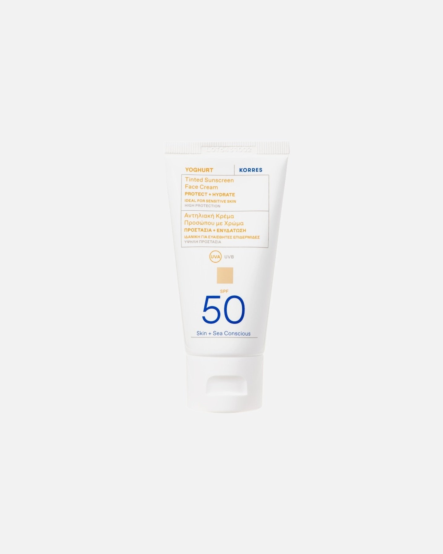 KORRES Jogurt za sunčanje u boji za lice SPF 50 - 50 ml