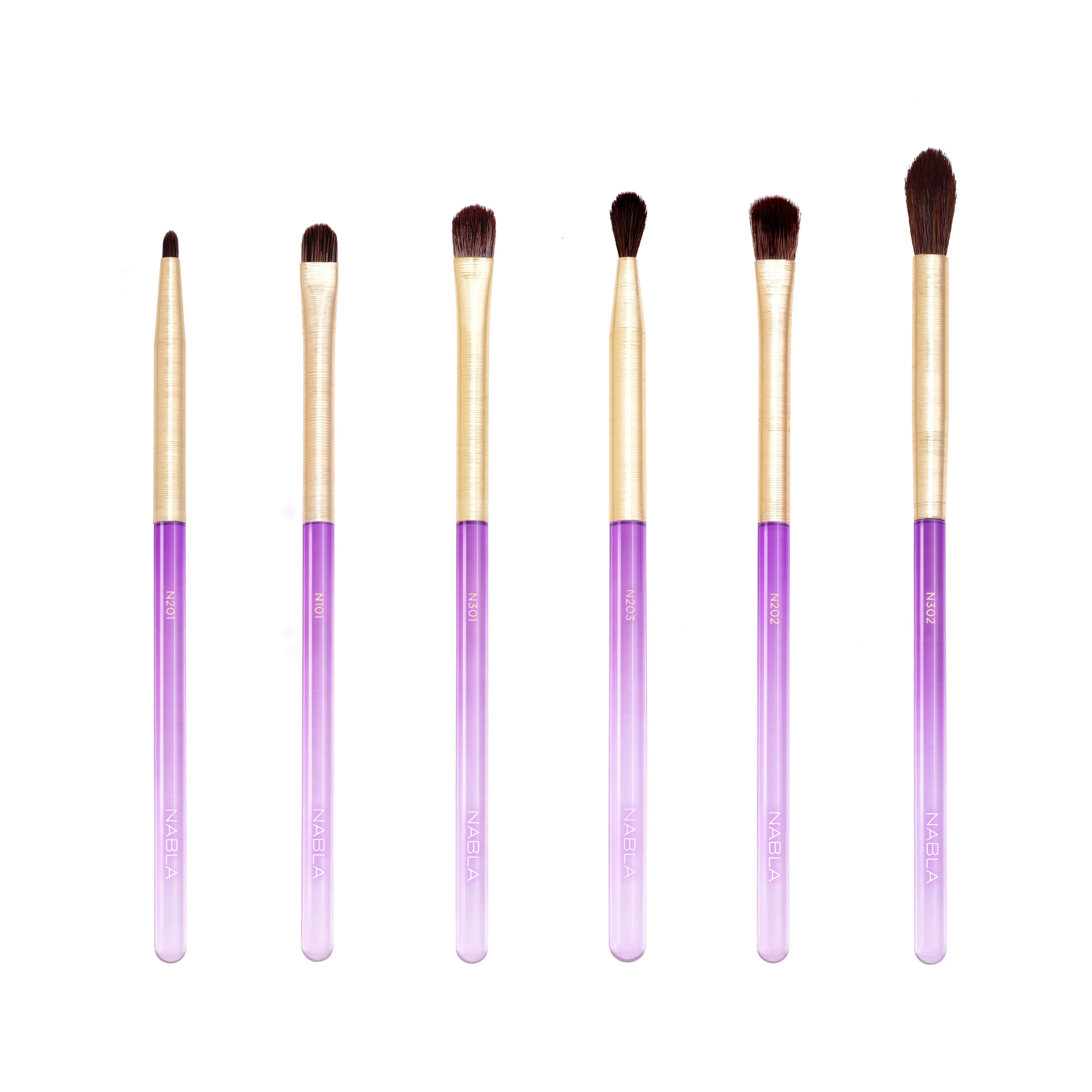 Accessori Amethyst Detail Eye Brush Set - Pennello Make-Up, Pennelli