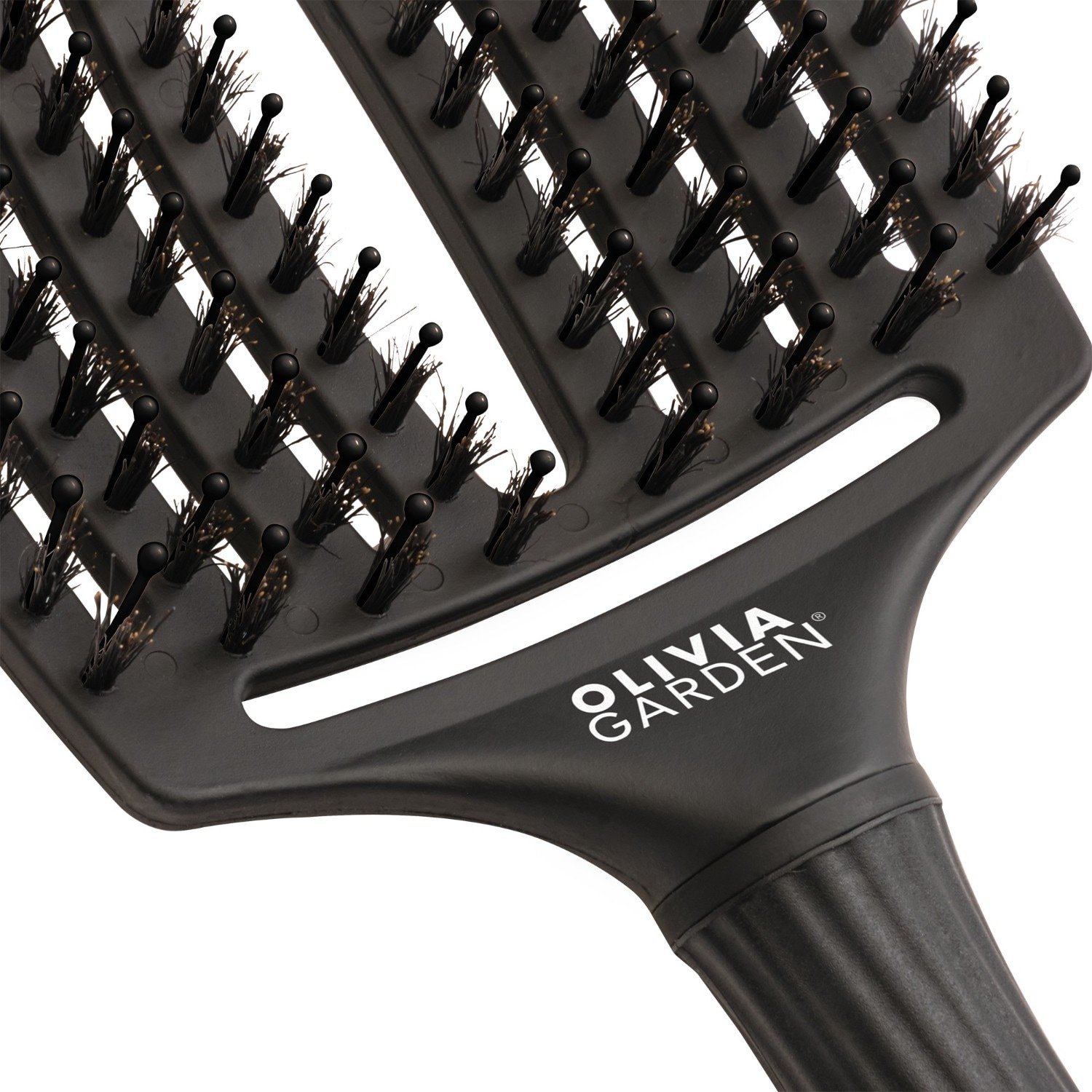 Olivia Garden Flat and Paddle Brushes, prstna krtača, velika – 1 kos