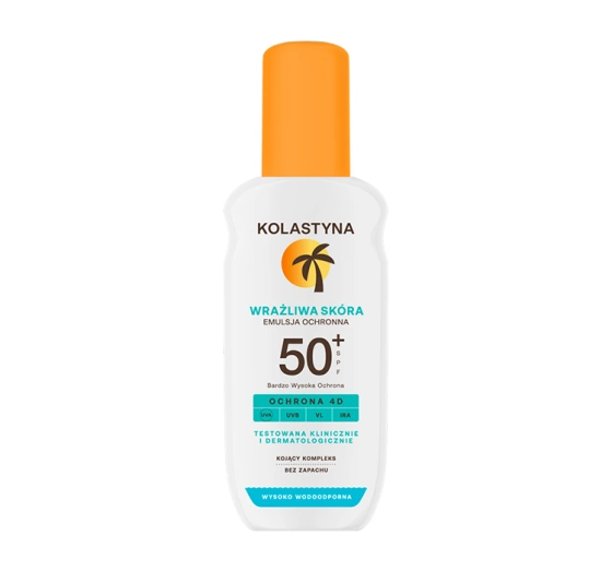 Kolastyna Wrażliwa Skóra emulsja ochronna w sprayu SPF50  150ml