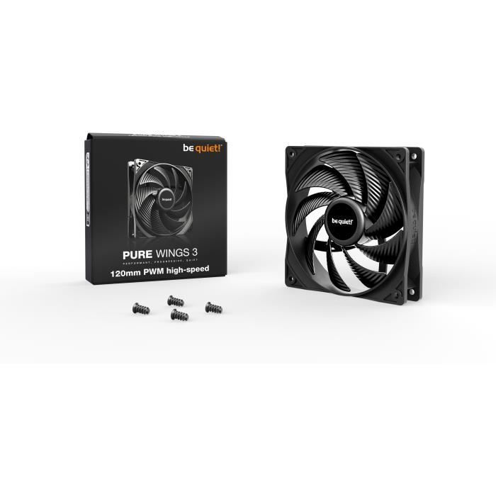 Behuizingsventilator - WEES STIL! - Pure Wings 3 - 120 mm - High-speed PWM - 2100 tpm