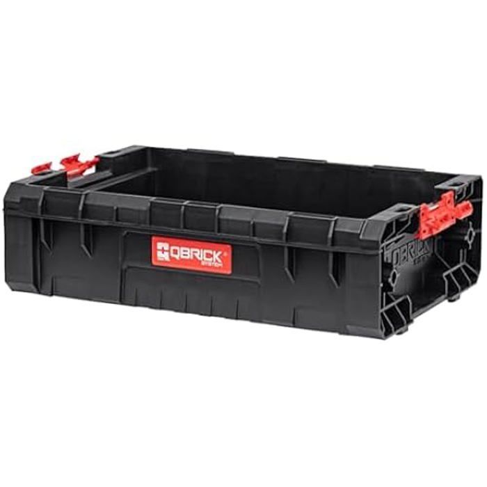 Boîte à outils - QBRICK - Modèle sans couvercle - 450 x 310 x 130 mm - 9L - Résistante aux chocs