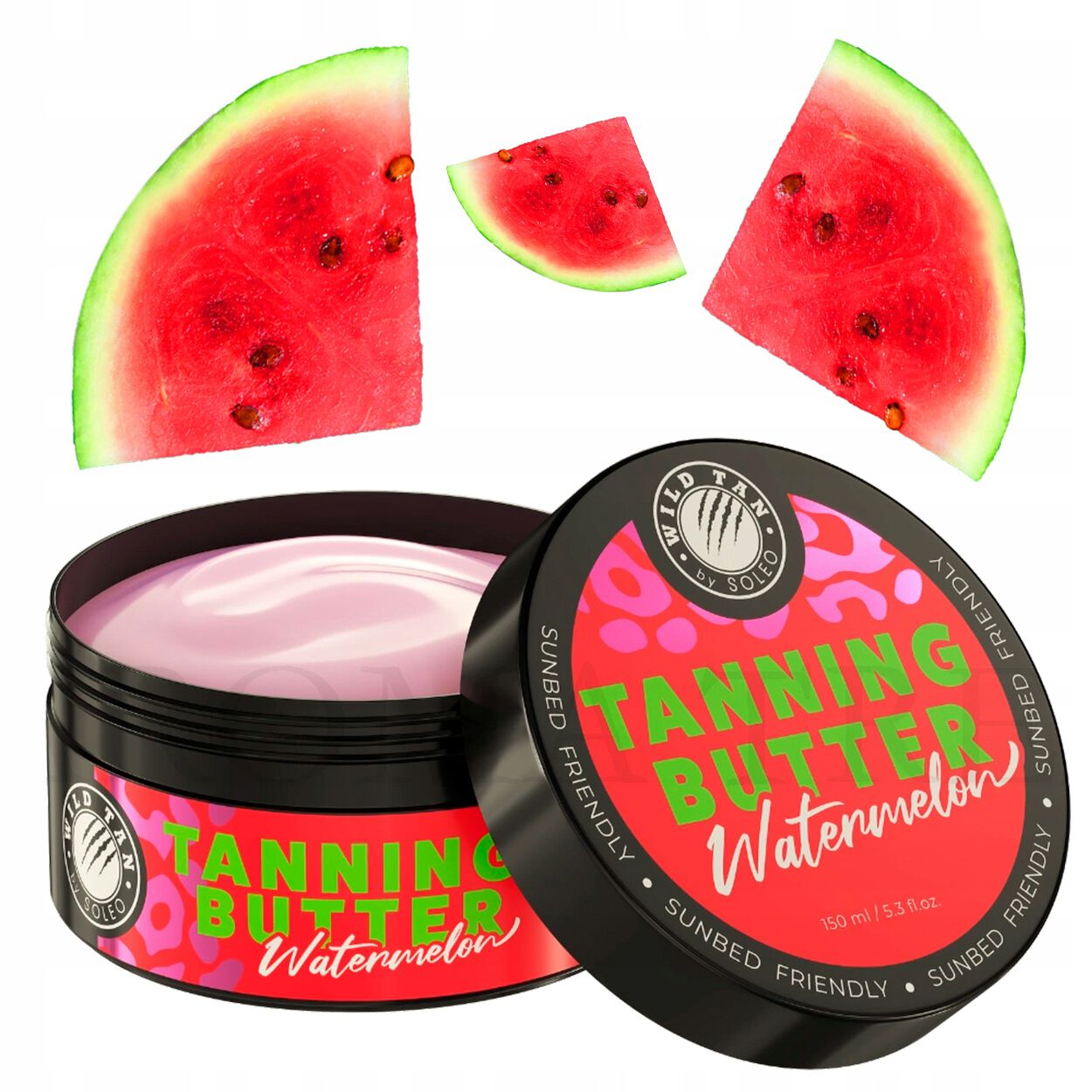 Wild Tan Vattenmelon Brun utan sol-smör