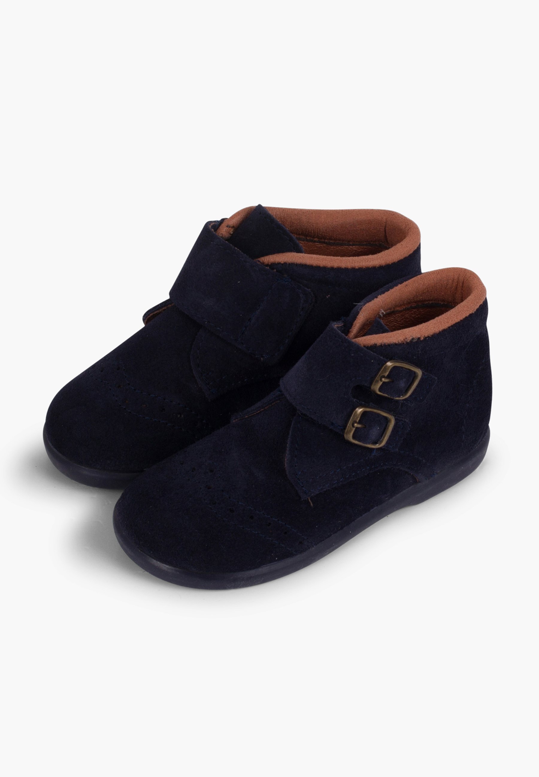 Pisamonas decoratieve gespen - Babyschoenen - marineblauw