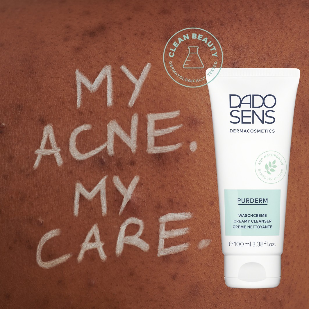 DADO SENS Dermacosmetics čistilni gel PURDERM kremasto čistilo - 100 ml