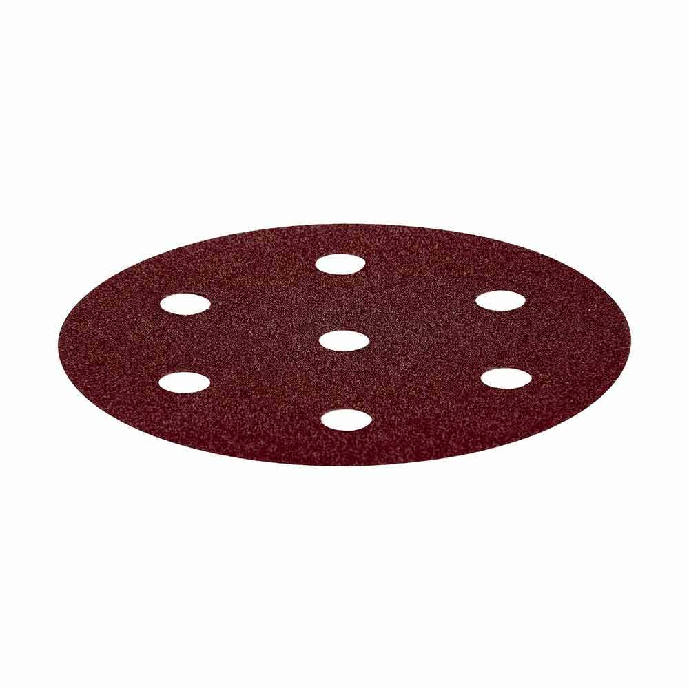 Disco de lixa com velcro FESTOOL 90 mm 80G para corte de madeira - RUBIN2 - 50 unidades 499079