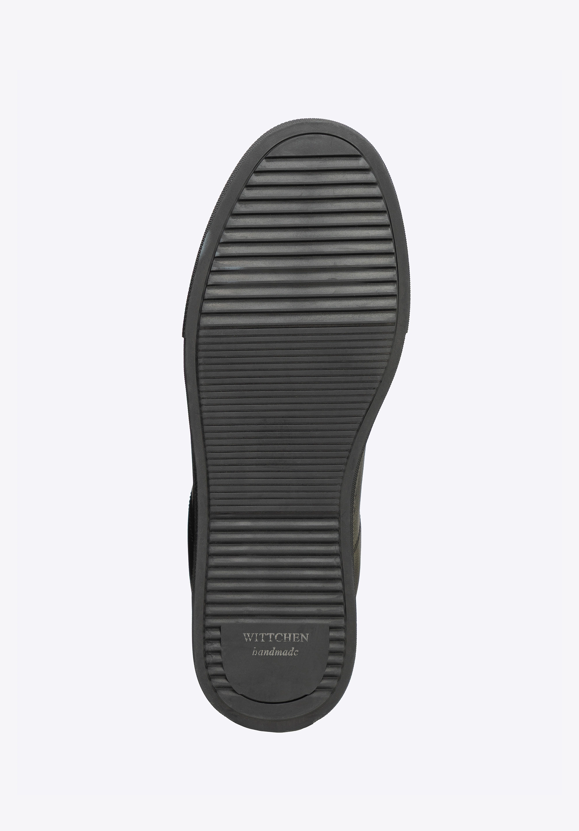 Męskie sneakersy ze skóry licowej czarne