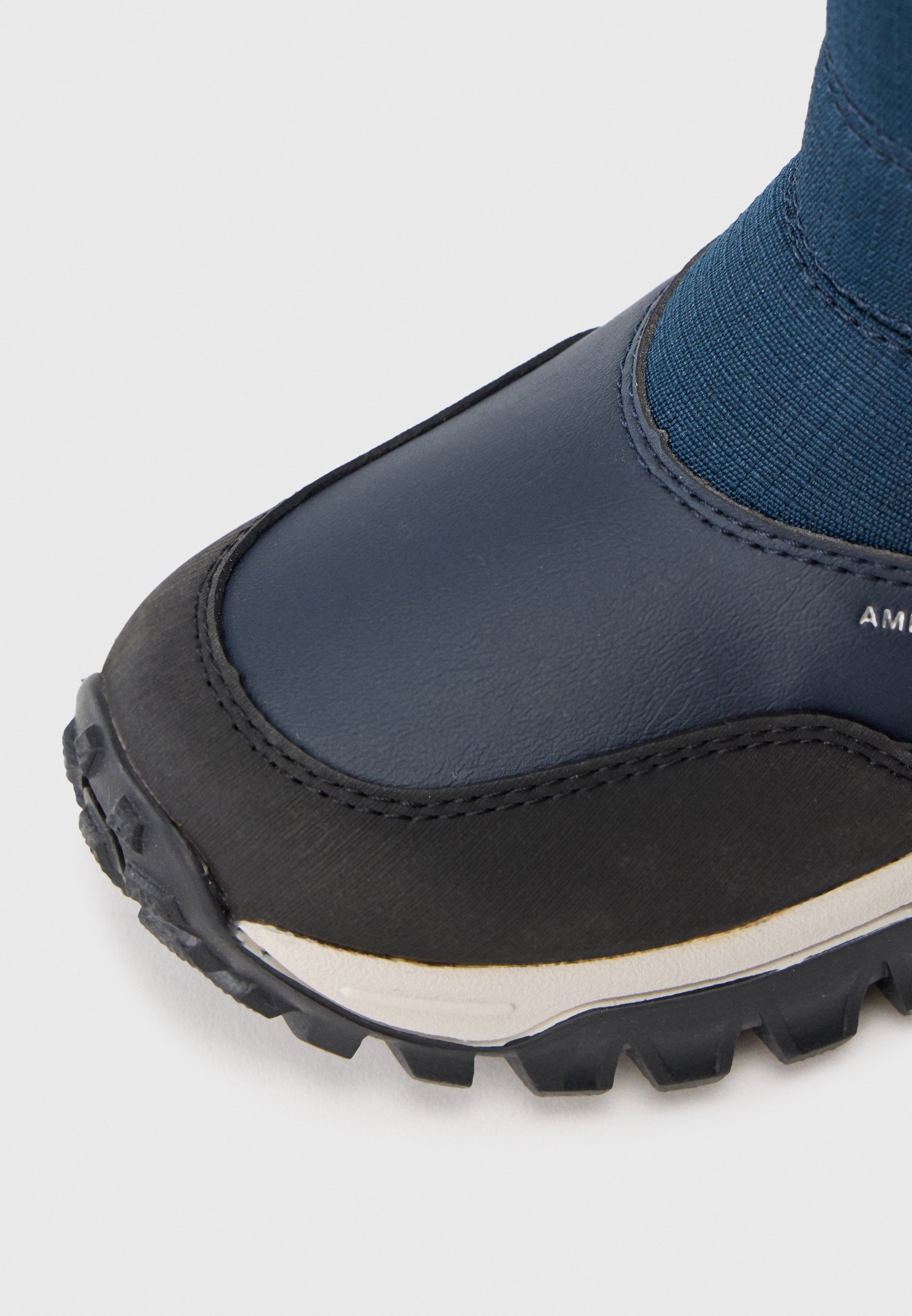 Geox HIMALAYA BOY - Stivali invernali - blu navy/arancione