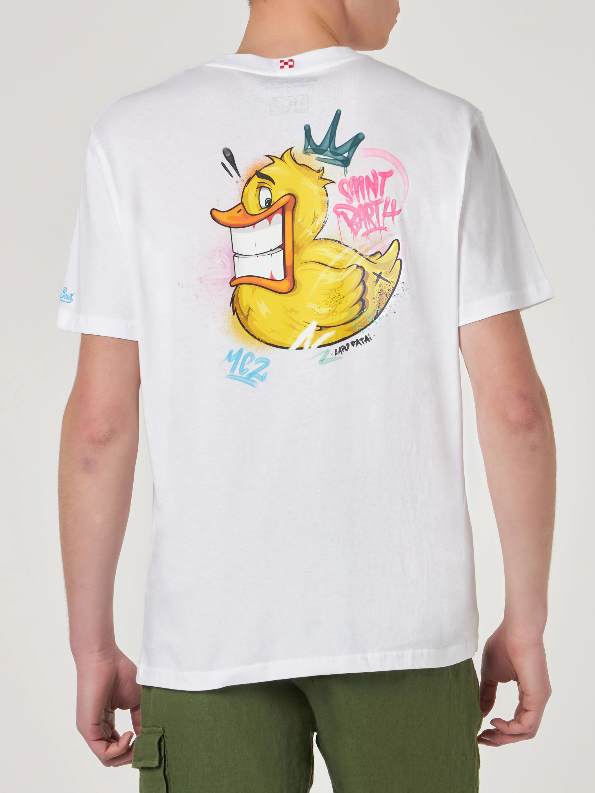 T-shirt da uomo con stampa papera Crypto | CRYPTO PUPPETS® EDIZIONE SP