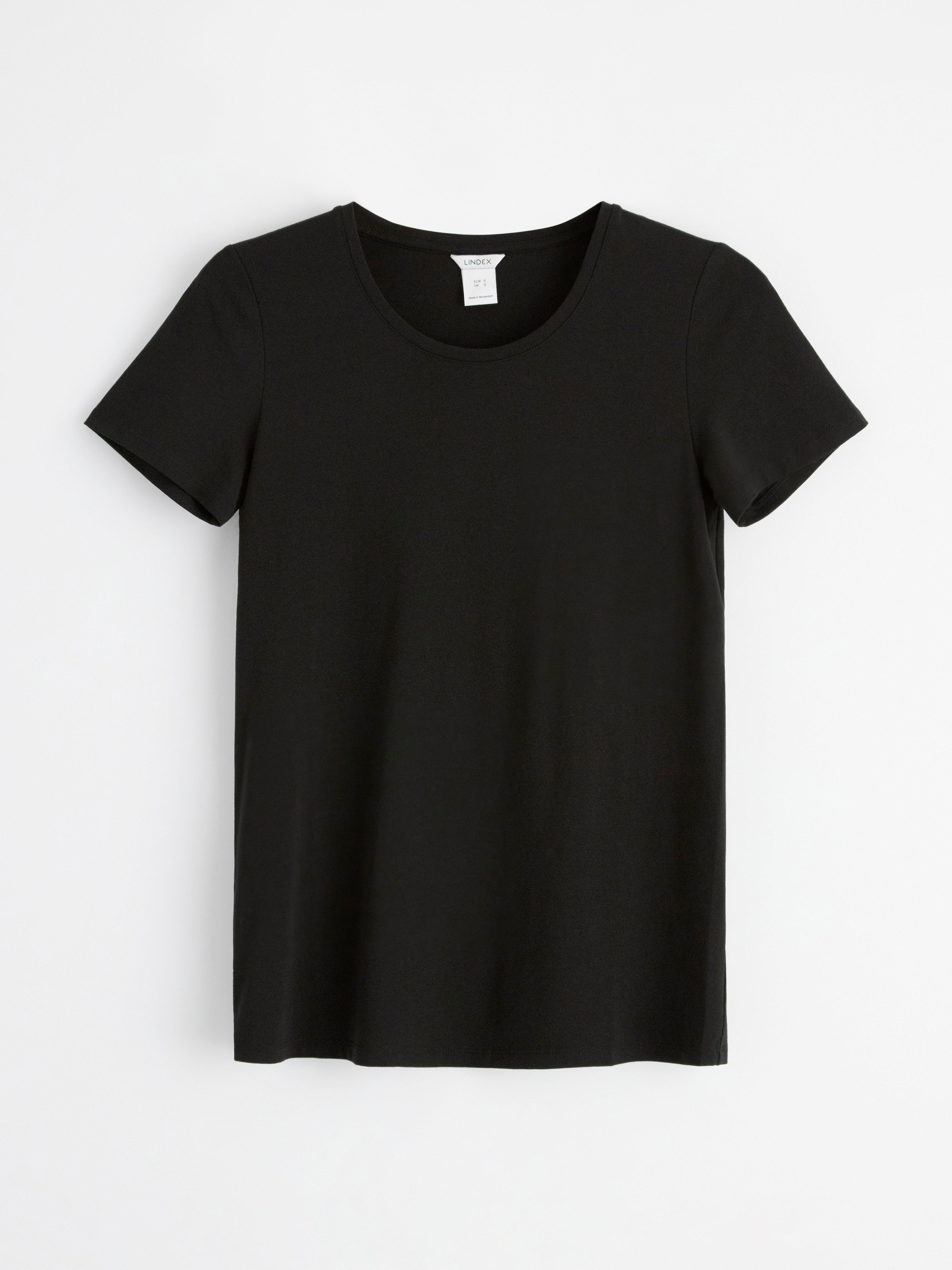 Top de maternidad MOM negro