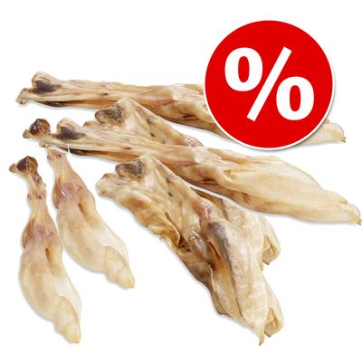 Pacote Econômico de Petiscos Mastigáveis de Orelhas Secas Wolf of Wilderness para Cães