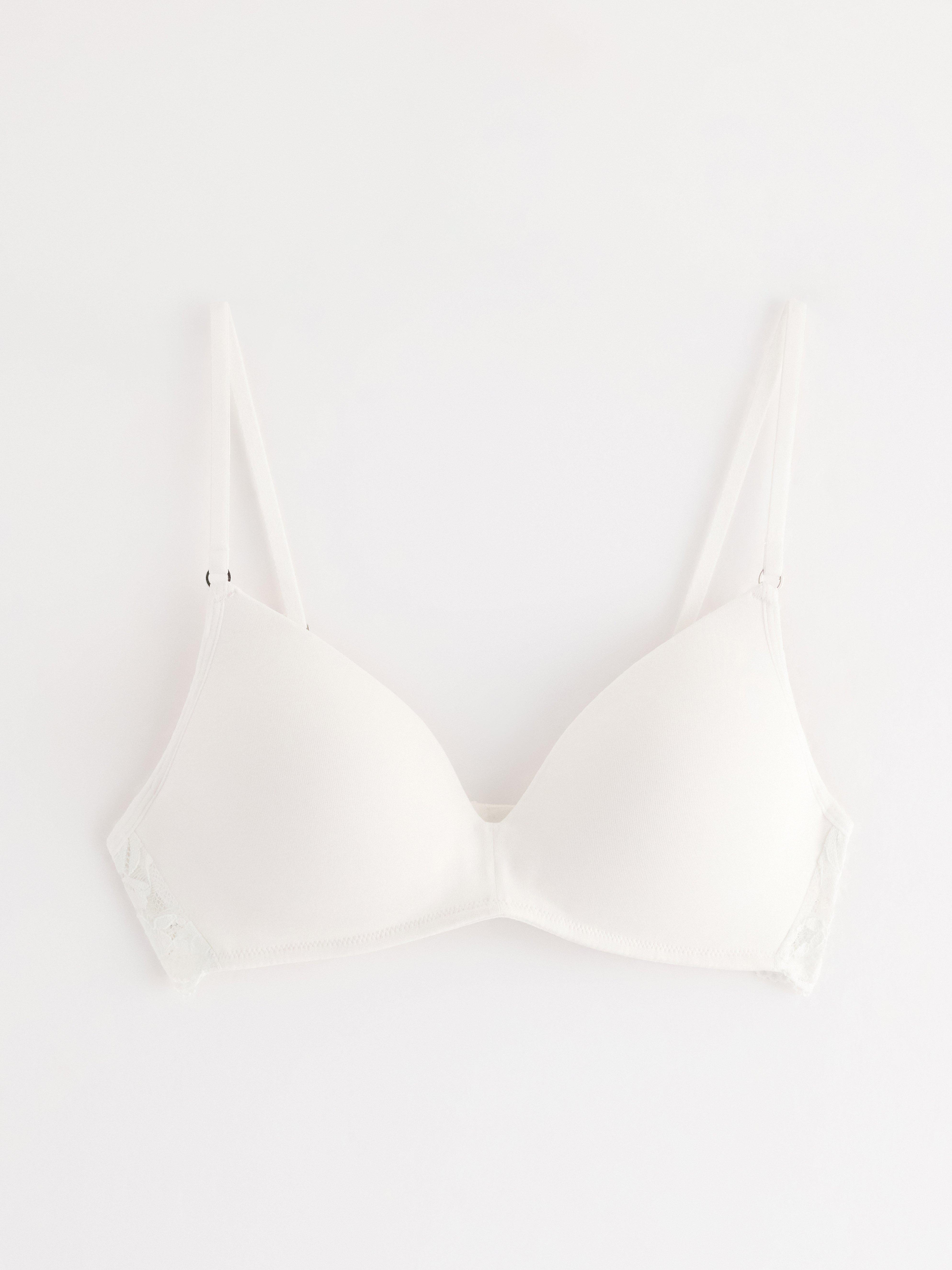 Bygellös soft bh Blanco