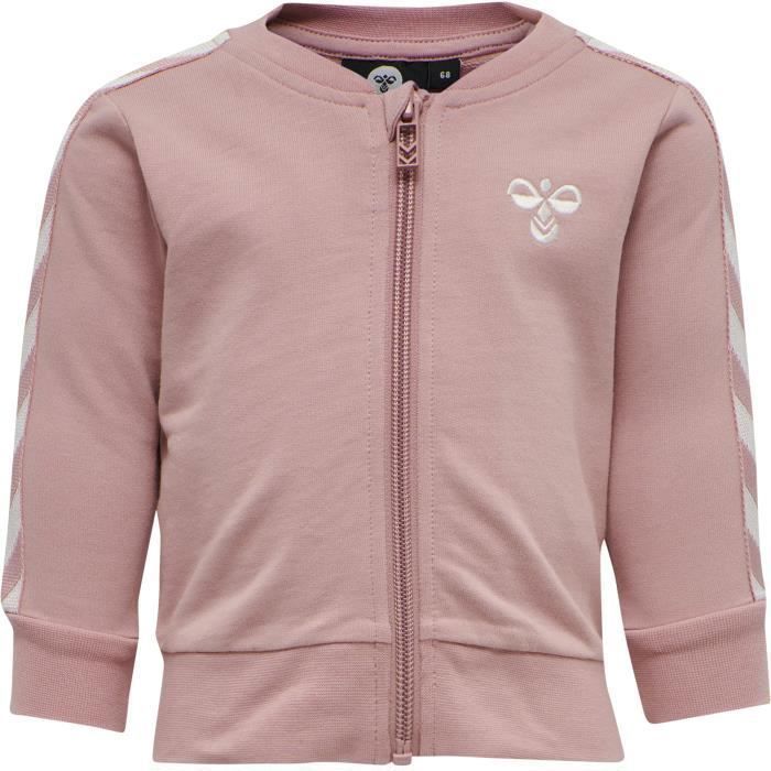 Chándal Hummel para bebé niña, color morado con cuentas, 100% algodón - Multideporte