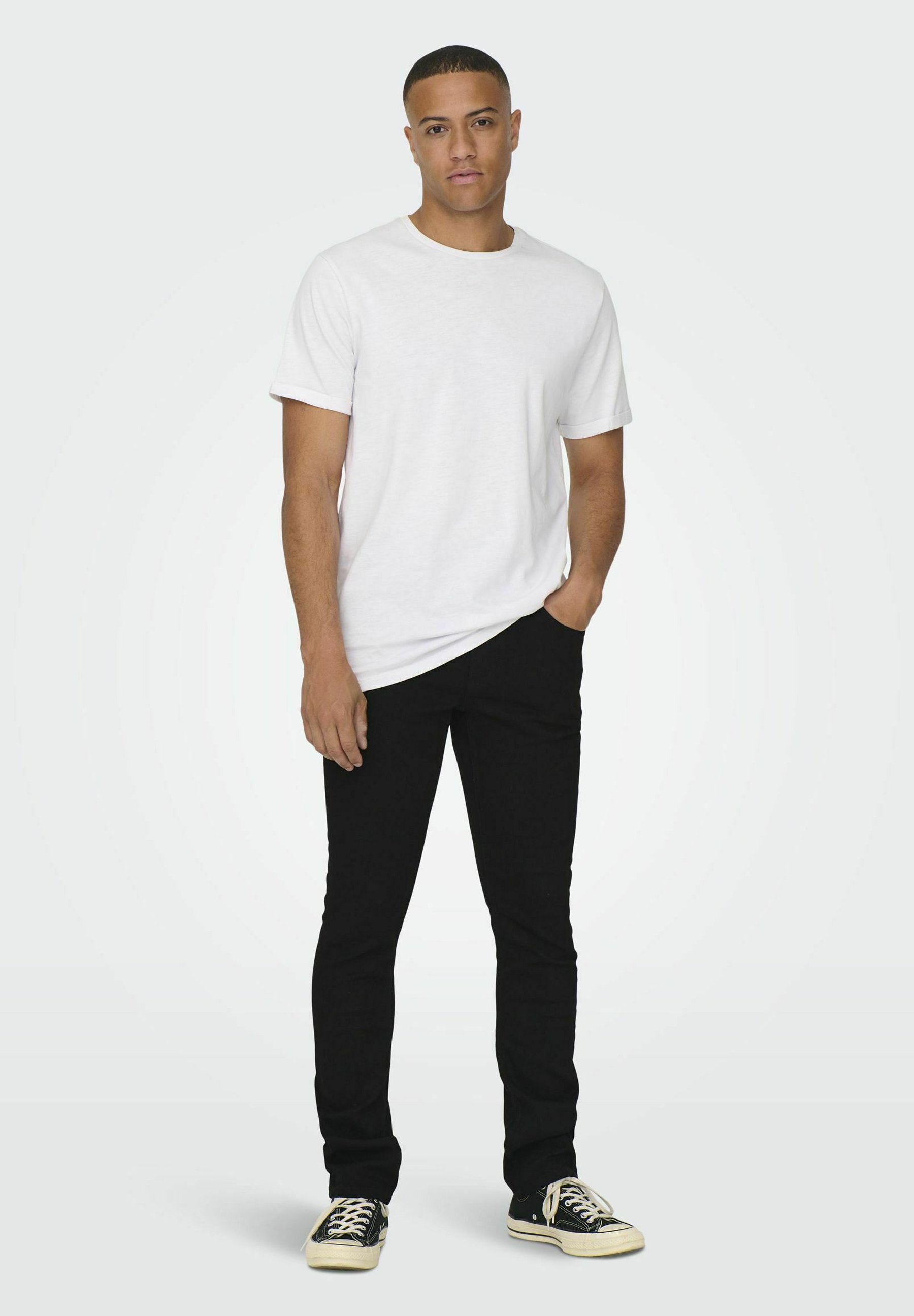 Only & Sons ONSLOOM BOX - Jean slim - denim noir