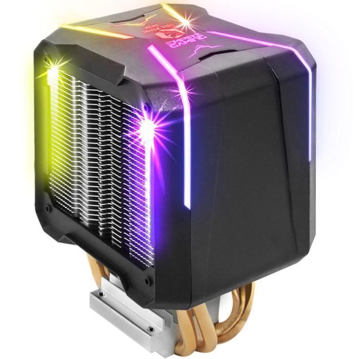 Dissipatore per CPU per PC da gaming - EMPIRE GAMING - GUARDIAN V201 - RGB indirizzabile sincronizzato - Silenzioso - Alluminio